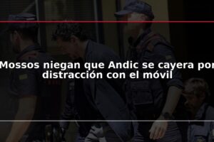 Mossos niegan que Andic se cayera por distracción con el móvil