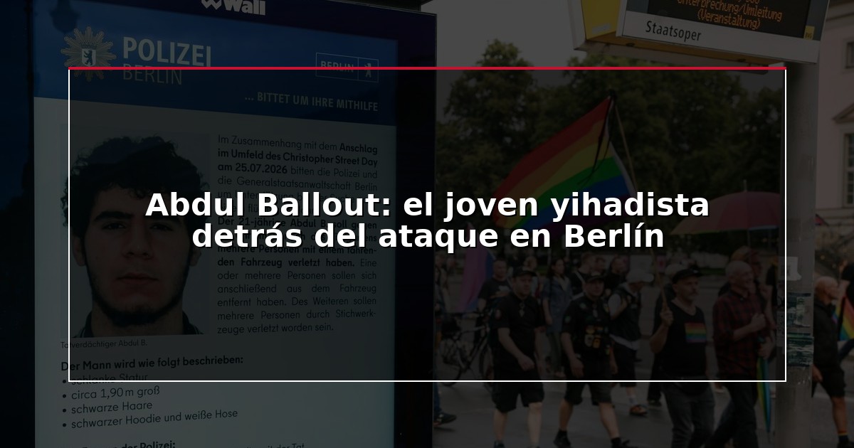 Abdul Ballout: el joven yihadista detrás del ataque en Berlín