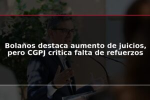 Bolaños destaca aumento de juicios, pero CGPJ critica falta de refuerzos