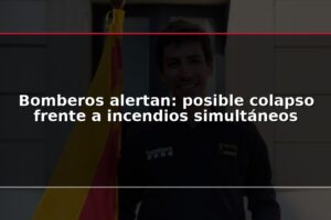 Bomberos alertan: posible colapso frente a incendios simultáneos