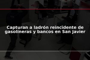 Capturan a ladrón reincidente de gasolineras y bancos en San Javier