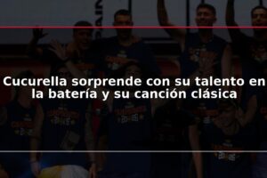 Cucurella sorprende con su talento en la batería y su canción clásica