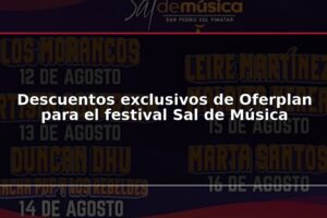 Descuentos exclusivos de Oferplan para el festival Sal de Música