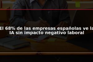 El 68% de las empresas españolas ve la IA sin impacto negativo laboral