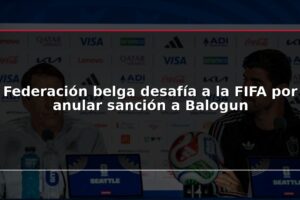 Federación belga desafía a la FIFA por anular sanción a Balogun
