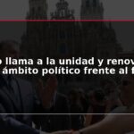 Feijóo llama a la unidad y renovación en el ámbito político frente al fuego