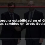Illa asegura estabilidad en el Govern tras cambios en Drets Socials
