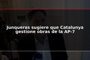 Junqueras sugiere que Catalunya gestione obras de la AP-7