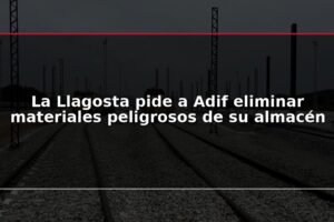 La Llagosta pide a Adif eliminar materiales peligrosos de su almacén