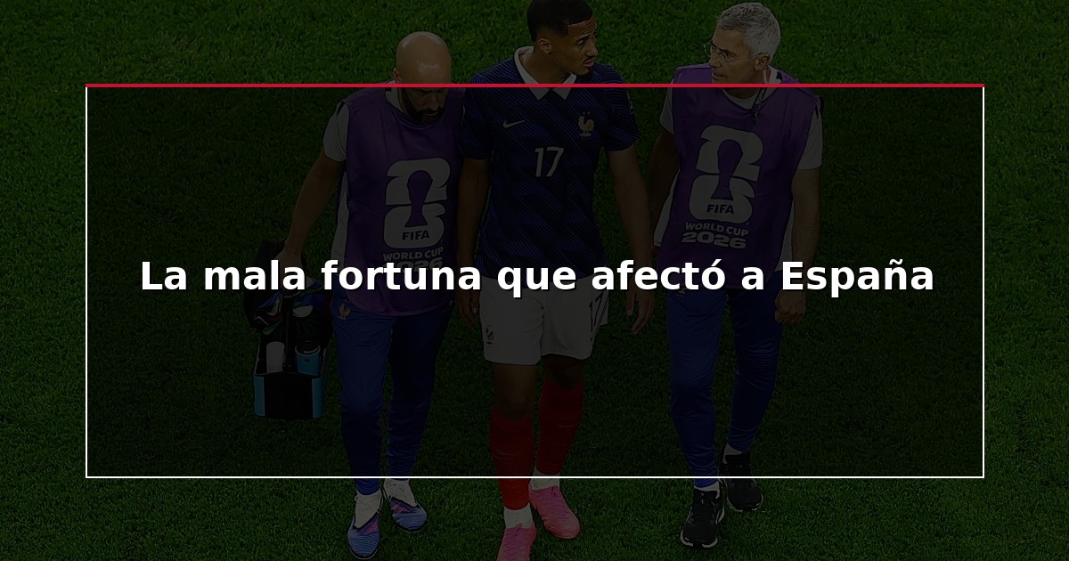 La mala fortuna que afectó a España