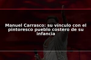 Manuel Carrasco: su vínculo con el pintoresco pueblo costero de su infancia