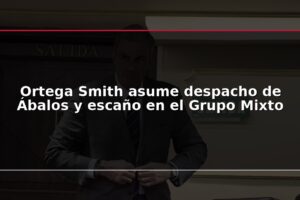 Ortega Smith asume despacho de Ábalos y escaño en el Grupo Mixto