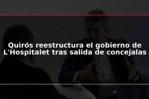 Quirós reestructura el gobierno de L'Hospitalet tras salida de concejalas