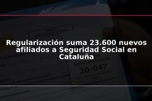 Regularización suma 23.600 nuevos afiliados a Seguridad Social en Cataluña