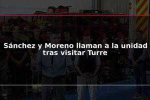 Sánchez y Moreno llaman a la unidad tras visitar Turre