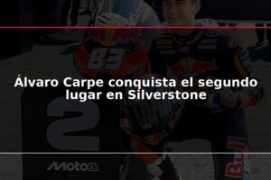 Álvaro Carpe conquista el segundo lugar en Silverstone