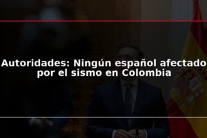 Autoridades: Ningún español afectado por el sismo en Colombia