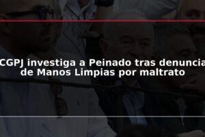 CGPJ investiga a Peinado tras denuncia de Manos Limpias por maltrato