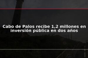 Cabo de Palos recibe 1,2 millones en inversión pública en dos años