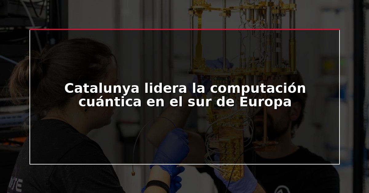Catalunya lidera la computación cuántica en el sur de Europa