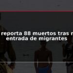 Ceuta reporta 88 muertos tras masiva entrada de migrantes