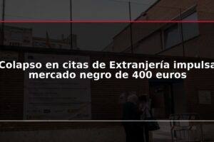 Colapso en citas de Extranjería impulsa mercado negro de 400 euros