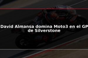 David Almansa domina Moto3 en el GP de Silverstone