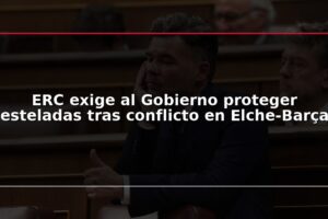 ERC exige al Gobierno proteger esteladas tras conflicto en Elche-Barça