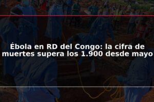 Ébola en RD del Congo: la cifra de muertes supera los 1.900 desde mayo