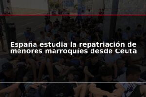 España estudia la repatriación de menores marroquíes desde Ceuta