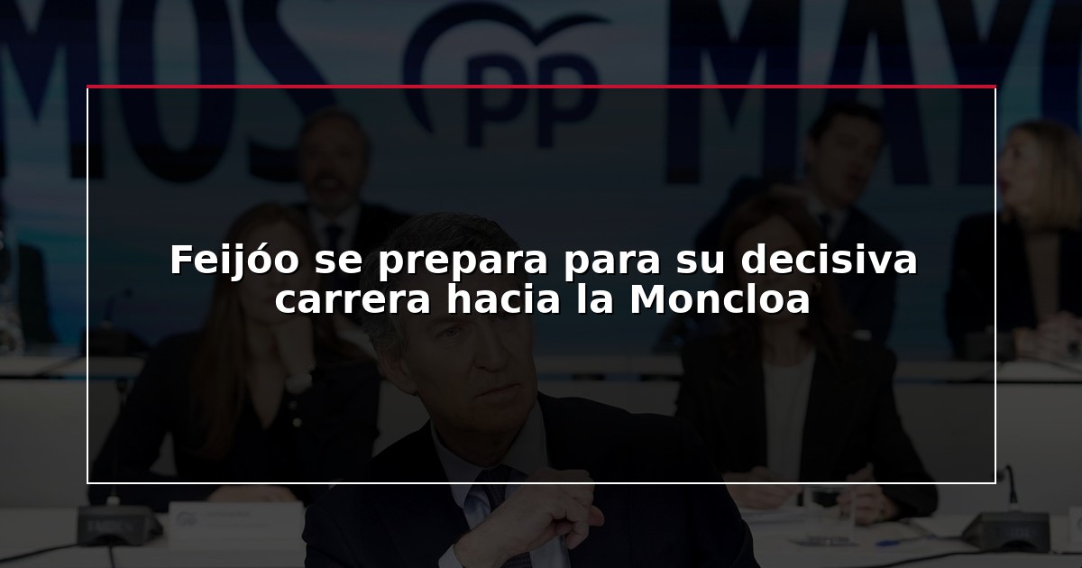 Feijóo se prepara para su decisiva carrera hacia la Moncloa