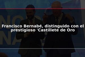 Francisco Bernabé, distinguido con el prestigioso 'Castillete de Oro