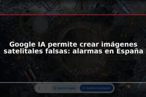 Google IA permite crear imágenes satelitales falsas: alarmas en España