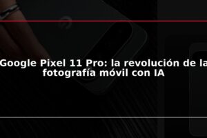 Google Pixel 11 Pro: la revolución de la fotografía móvil con IA
