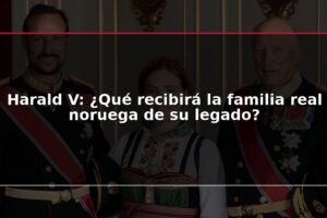 Harald V: ¿Qué recibirá la familia real noruega de su legado?
