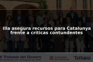 Illa asegura recursos para Catalunya frente a críticas contundentes