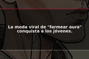 La moda viral de "farmear aura" conquista a los jóvenes.