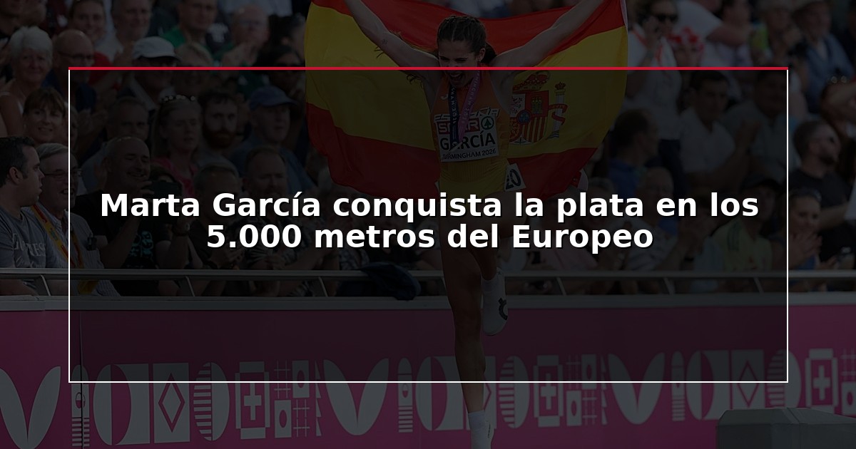 Marta García conquista la plata en los 5.000 metros del Europeo