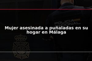 Mujer asesinada a puñaladas en su hogar en Málaga
