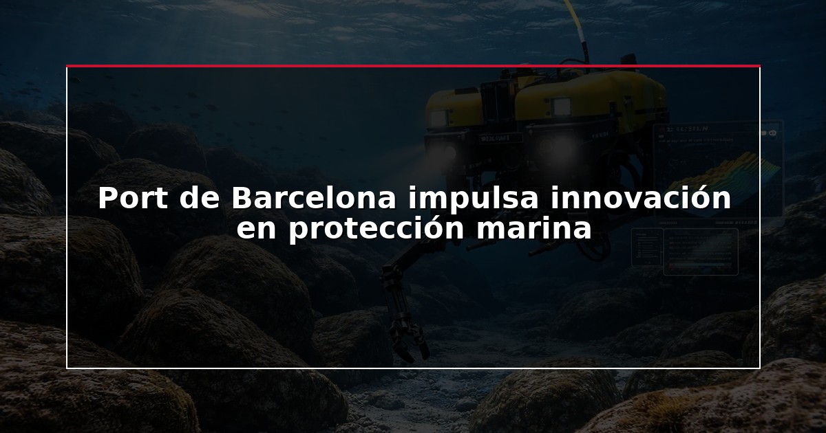 Port de Barcelona impulsa innovación en protección marina