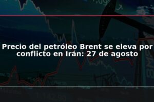 Precio del petróleo Brent se eleva por conflicto en Irán: 27 de agosto