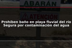 Prohíben baño en playa fluvial del río Segura por contaminación del agua