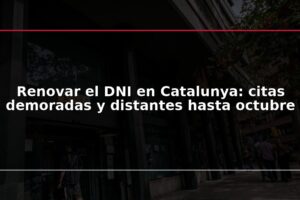 Renovar el DNI en Catalunya: citas demoradas y distantes hasta octubre