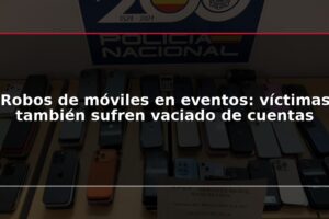 Robos de móviles en eventos: víctimas también sufren vaciado de cuentas