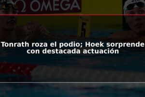 Tonrath roza el podio; Hoek sorprende con destacada actuación