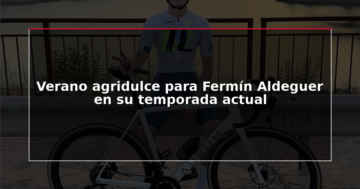Verano agridulce para Fermín Aldeguer en su temporada actual