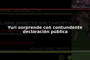 Yuri sorprende con contundente declaración pública