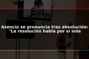 Asencio se pronuncia tras absolución: "La resolución habla por sí sola