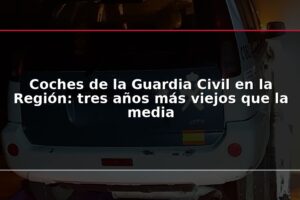 Coches de la Guardia Civil en la Región: tres años más viejos que la media