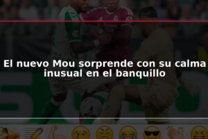 El nuevo Mou sorprende con su calma inusual en el banquillo